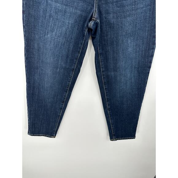 Talbots Corsica Wash Everyday Relaxed Jean Denim Cotton Blend Womens Size 4P - Picture 4 of 9